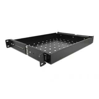 DeLOCK 19" Ausziehbare Schublade 1 HE (schwarz)