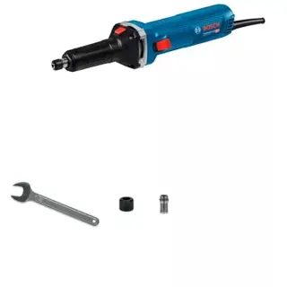 Bosch Professional Geradschleifer GGS 30 LS Professional (blau, 750 Watt, lange, schlanke Schleifspindel)