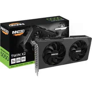 INNO3D GeForce RTX 5050 Twin X2 8GB, Grafikkarte (DLSS 5, 3x DisplayPort, 1x HDMI 2.1)