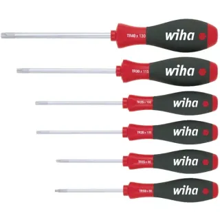 Wiha Schraubendreher-Set SoftFinish, 6-teilig (schwarz/rot)