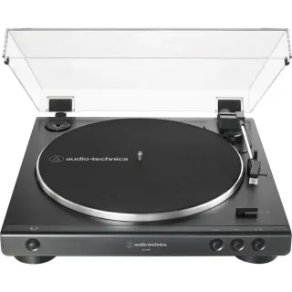 Audio-Technica AT-LP60XBK, Plattenspieler (schwarz, Integrierter Phono-Vorverstärker, Vollautomatischer Betrieb)