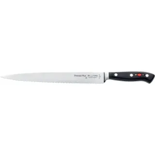 DICK Premier Plus Tranchiermesser Wellenschliff, 26cm (schwarz/silber)