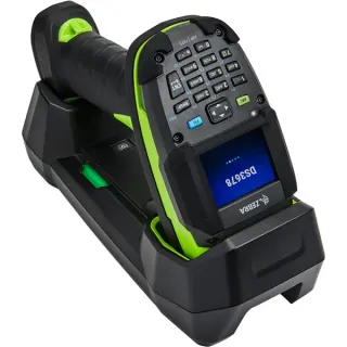 Zebra DS3678-ER, Barcode-Scanner (schwarz/grün, 2D, Bluetooth, USB, RS232, Tastaturweiche, Cradle-Montageplatte)