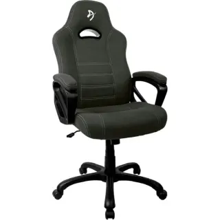 Arozzi Enzo Woven Gaming-Stuhl, Fabric Black/Grey (dunkelgrau)