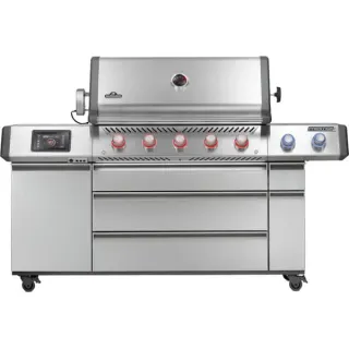 Napoleon Gasgrill Prestige PRO 665 Connected (edelstahl, mit SIZZLE ZONE und IR-Heckbrenner, Modell 2026)