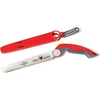 WOLF-Garten Handsäge Power Cut Saw 275, mit Hülle, Astsäge (rot/grau, 27,5cm)
