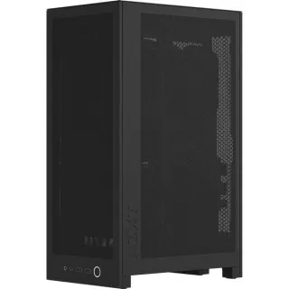 NZXT H2 Flow , Tower-Gehäuse (schwarz, Tempered Glass)