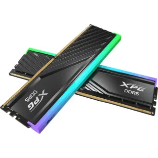 ADATA DIMM 48 GB DDR5-6000 (2x 24 GB) Dual-Kit, Arbeitsspeicher (schwarz, AX5U6000C3624G-DTLABRBK, XPG Lancer Blade RGB, INTEL XMP, AMD EXPO)