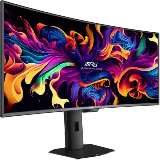 MSI MPG 341CQRDE QD-OLED X36, Gaming-Monitor (86.4 cm (34 Zoll), schwarz, UWQHD, Curved, HDMI, DP, USB-C, USB-Hub, 360Hz Panel)