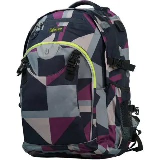 Schildkröt Wheel Bee Generation Z - PUZZLE , Rucksack (violett, LED, 30 Liter)