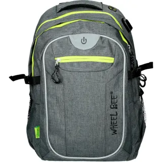 Schildkröt Wheel Bee Revolution , Rucksack (grau, LED, 30 Liter)
