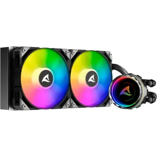 Sharkoon S80 RGB AIO 240mm, Wasserkühlung (schwarz)