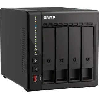 QNAP TS-453E-8G, NAS (schwarz)