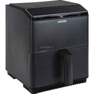 Cosori Heißluftfritteuse Smart Dual Blaze CAF-P583S-KEUR (dunkelgrau, 1.700 Watt, Korb 6,4 Liter)