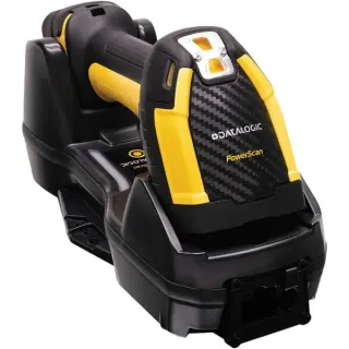 Datalogic PowerScan PBT9600-SR, Barcode-Scanner (schwarz/gelb, 2D, Bluetooth, USB)