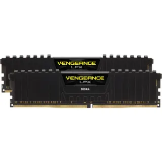 Corsair DIMM 16 GB DDR4-2133 (2x 8 GB) Dual-Kit, Arbeitsspeicher (schwarz, CMK16GX4M2A2133C13, Vengeance LPX, INTEL XMP)