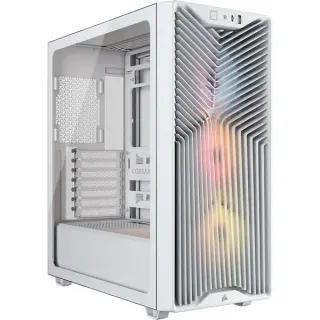 Corsair 3200D RS ARGB , Tower-Gehäuse (weiß, Tempered Glass )