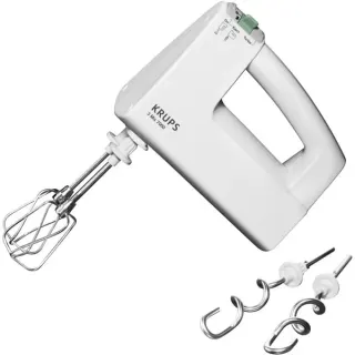 Krups Handmixer 3Mix 7000 F608 (weiß, 500 Watt)