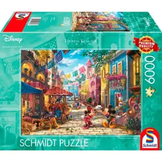 Schmidt Spiele Disney, Mickey & Minnie in Mexico 6000 57397, Puzzle (6000 Teile)
