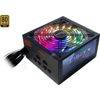 Inter-Tech Argus RGB-750W CM II, PC-Netzteil (schwarz, 4x PCIe, 750 Watt)