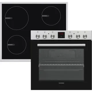 Telefunken B-HS-75-I-I, Herdset (schwarz/edelstahl)