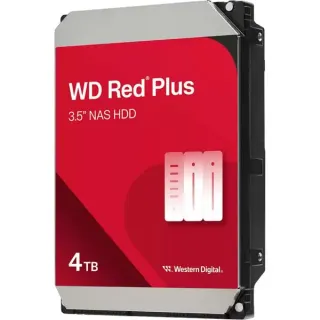 WD Red Plus NAS-Festplatte 4 TB (SATA 6 Gb/s, 3,5", 24/7)