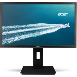 Acer B246HL Generalüberholt, LED-Monitor (61 cm (24 Zoll), dunkelgrau, FullHD, TN, DVI-D, VGA, Sound, Pivot)