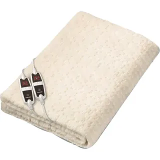 Beurer Doppel-Wärmeunterbett UB 56 Teddy Double (beige, 160 x 150 cm)