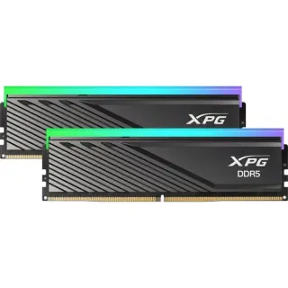 ADATA DIMM 32 GB DDR5-6000 (2x 16 GB) Dual-Kit, Arbeitsspeicher (schwarz, AX5U6000C2816G-DTLABRBK, XPG Lancer Blade RGB, INTEL XMP, AMD EXPO)