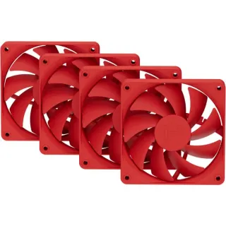 HYTE FA12, Gehäuselüfter (rot, 4er Pack, 120 mm)