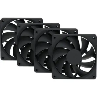 HYTE FA12, Gehäuselüfter (schwarz, 4er Pack, 120 mm)