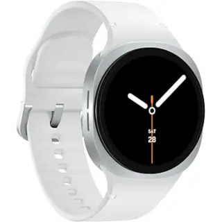 Samsung Galaxy Watch8, Smartwatch (silber, 40 mm, LTE, Sport Band S/M, B-Ware)