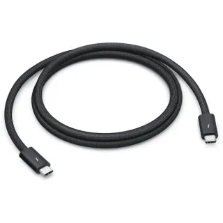 Apple Thunderbolt 5 Pro Kabel, USB-C (schwarz, 1 Meter, gesleevt)