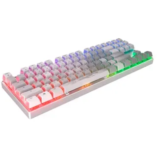 CHERRY XTRFY MX 8.2 TKL Wireless, Gaming-Tastatur (weiß/grau, DE-Layout, Cherry MX2A Red, B-Ware)