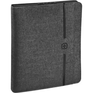 Wenger Affiliate , Ringbuch (grau, Schreibmappe mit Ringhefter und TabletFach)