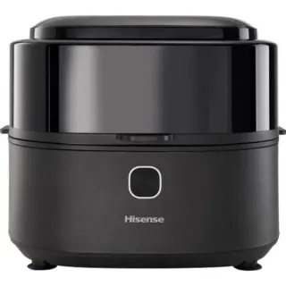 Hisense Heißluftfritteuse HAF1350DR (schwarz, 1.350 Watt, Korb 6,7 Liter, mit Sichtfenster)