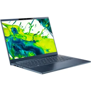 Acer Aspire 14 AI (A14-11M-X3EH), Notebook (blau, Qualcomm Snapdragon X X1-26-100, Qualcomm Adreno GPU, 32 GB LPDDR5X, 1 TB (1 TB SSD), Windows 11 Home)