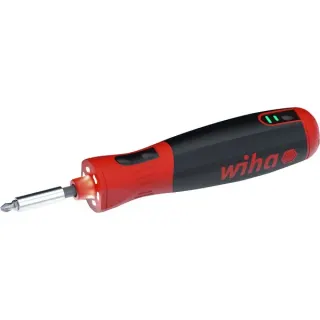 Wiha E-Schraubendreher speedE PocketDrive, 31-teilig, Schrauber (schwarz/rot, mit Bitbox und Tasche)