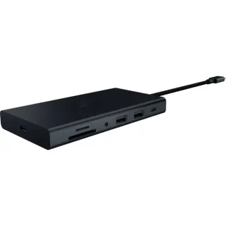 Razer USB-C Dock - Schwarz, Dockingstation (schwarz, USB-A, USB-C, Gigabit LAN, HDMI, PD)