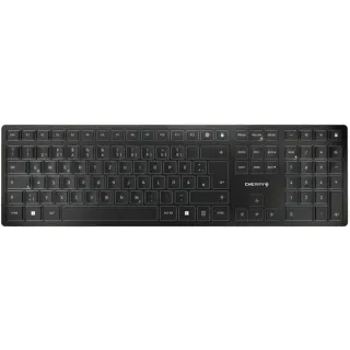 CHERRY KW 9100 SLIM, Tastatur (schwarz, DE-Layout, Cherry SX-Scherentechnologie)