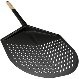Gozney Balance Pizzaschieber L, 14", perforiert, Grillbesteck (schwarz, für Pizzen bis ca. Ø 35cm)