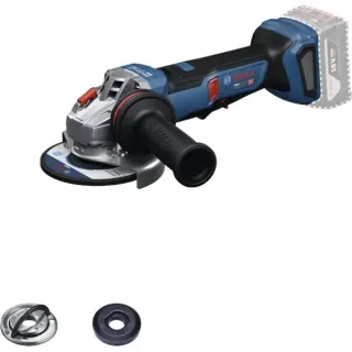Bosch Professional Akku-Winkelschleifer GWS 18V-11PS Professional solo, 18Volt (blau/schwarz, ohne Akku und Ladegerät, mit Vibration Control-Zusatzhandgriff )