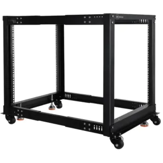 Alphacool ES 19" Open Frame Serverrack , Rack, Server-Gehäuse (schwarz, 12 Höheneinheiten)