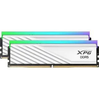 ADATA DIMM 32 GB DDR5-5600 (2x 16 GB) Dual-Kit, Arbeitsspeicher (weiß, AX5U5600C4616G-DTLABRWH, XPG Lancer Blade RGB, INTEL XMP, AMD EXPO)