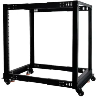 Alphacool ES 19" Open Frame Serverrack , Rack, Server-Gehäuse (schwarz, 15 Höheneinheiten)