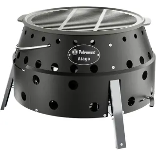 Petromax Holzkohlegrill Atago Black Edition (schwarz/edelstahl, Ø 34cm)