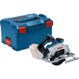 Bosch Professional Akku-Handkreissäge GKS 18V-57-2 Professional solo (blau/schwarz, ohne Akku und Ladegerät, in L-BOXX)