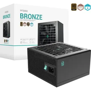 DeepCool GamerStorm PF500X 500W, PC-Netzteil (schwarz, 500 Watt)