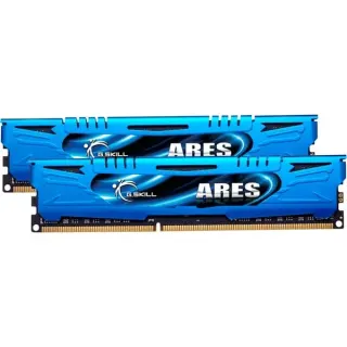 G.Skill DIMM 16 GB DDR3-2400 (2x 8 GB) Dual-Kit, Arbeitsspeicher (F3-2400C11D-16GAB, ARES, INTEL XMP)