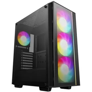 DeepCool MATREXX 55 V4 C , Tower-Gehäuse (schwarz, Tempered Glass)